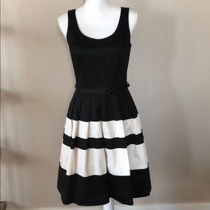 WOMENS Black and White Dress
